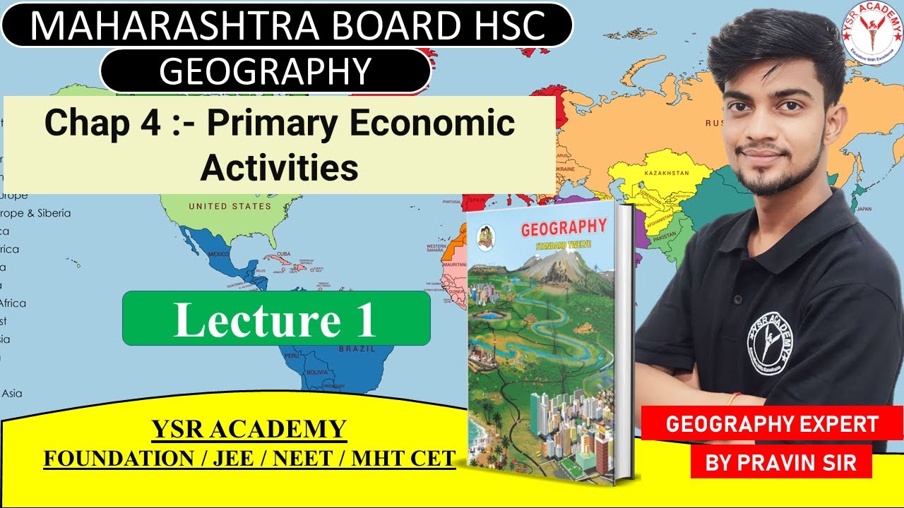 Class 12 | Chap 4 | L-01| Geography |Maharashtra |Primary Economic Activities | Maharashtra Board