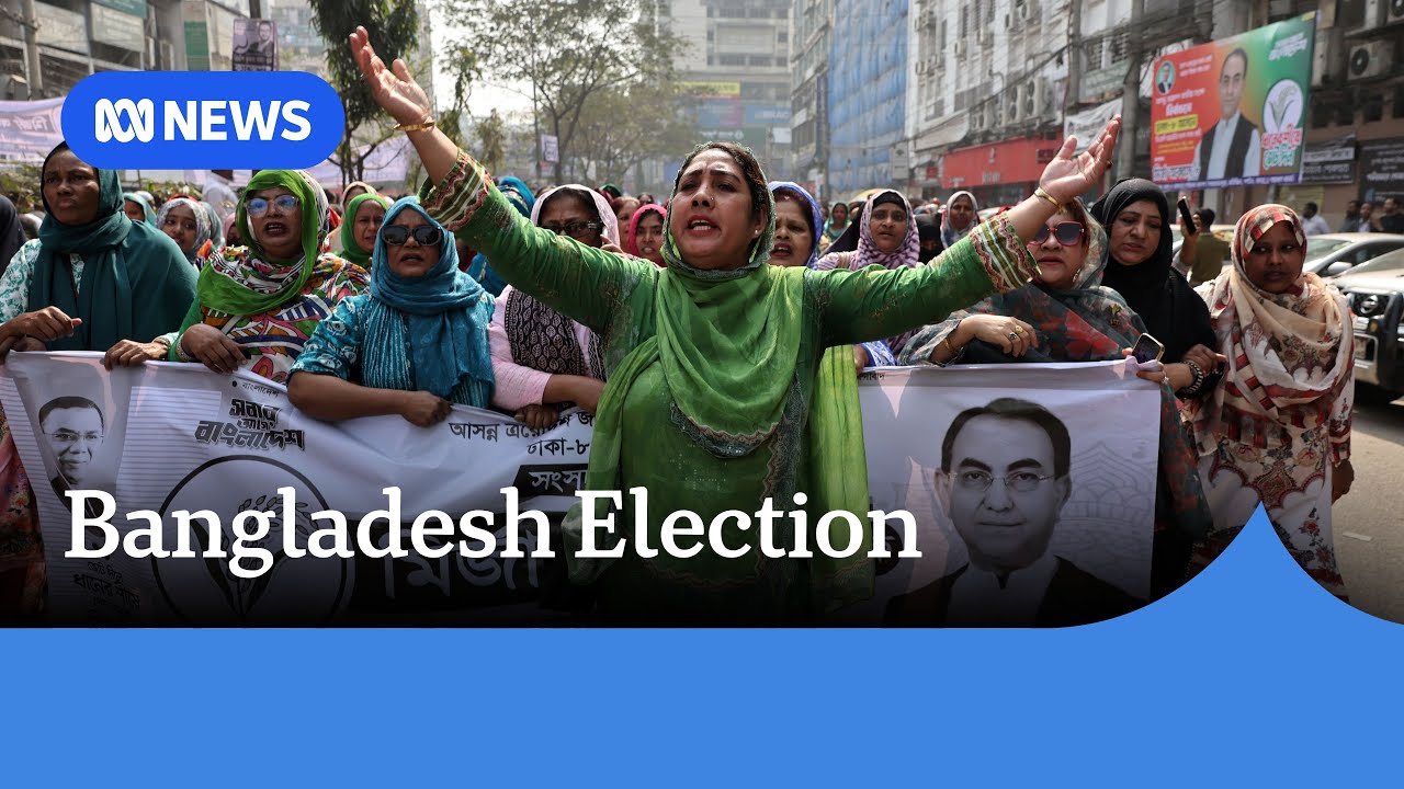 Bangladesh heads to the polls for the first time since Sheikh Hasina's exile | ABC NEWS