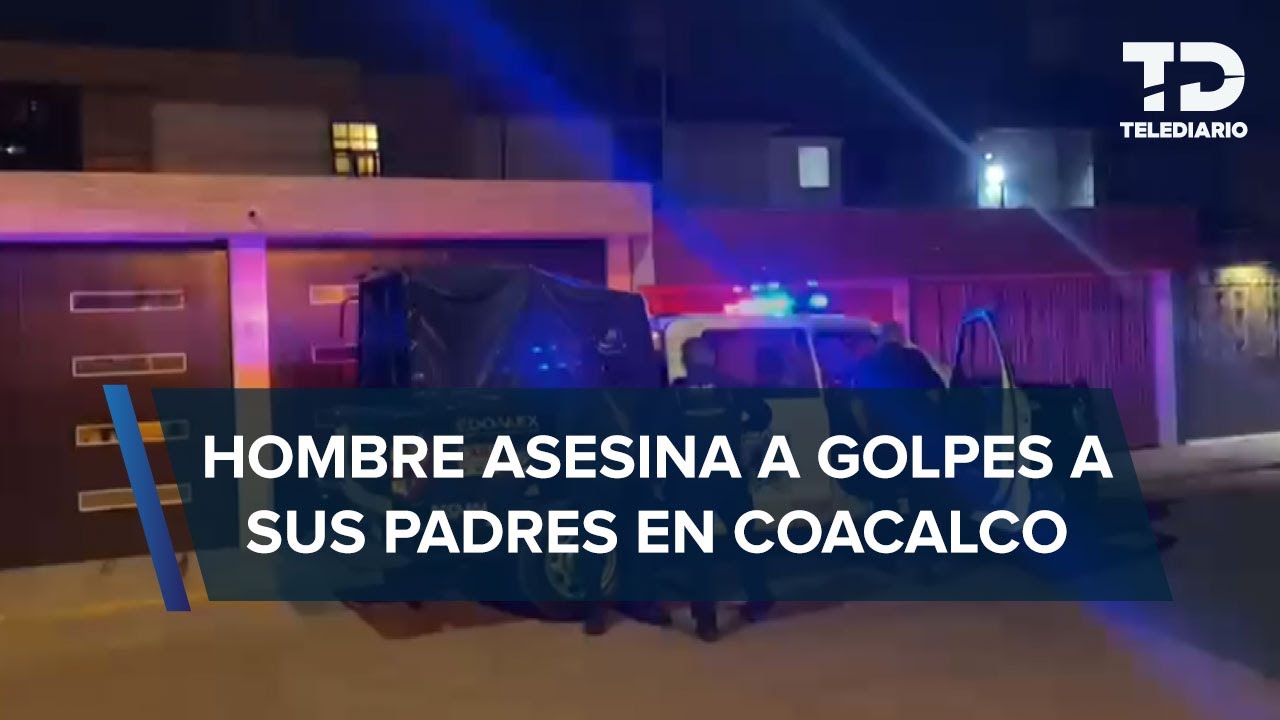 Adultos mayores son asesinados a golpes en su casa por su hijo en Coacalco