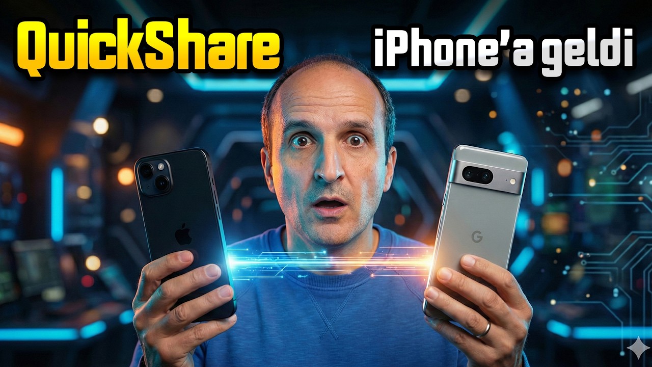 QuickShare ile iPhone ve Android Arasında Dosya Paylaşımı Başladı!