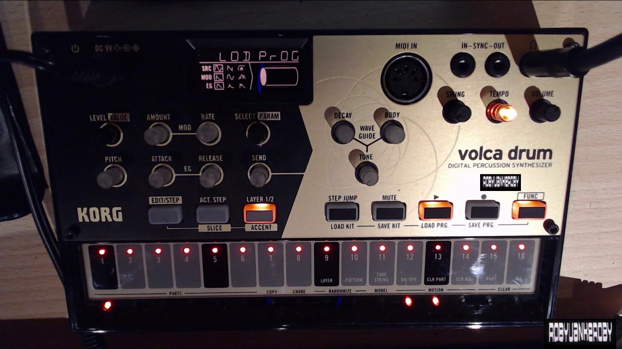 Volca Drum - Presets Patterns + Factory Reset (NO TALK)