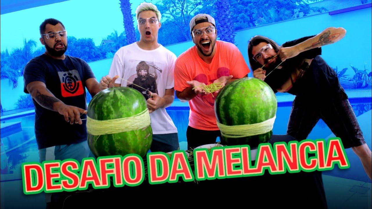 MELANCIA X ELÁSTICO! SERÁ QUE ELA EXPLODE?