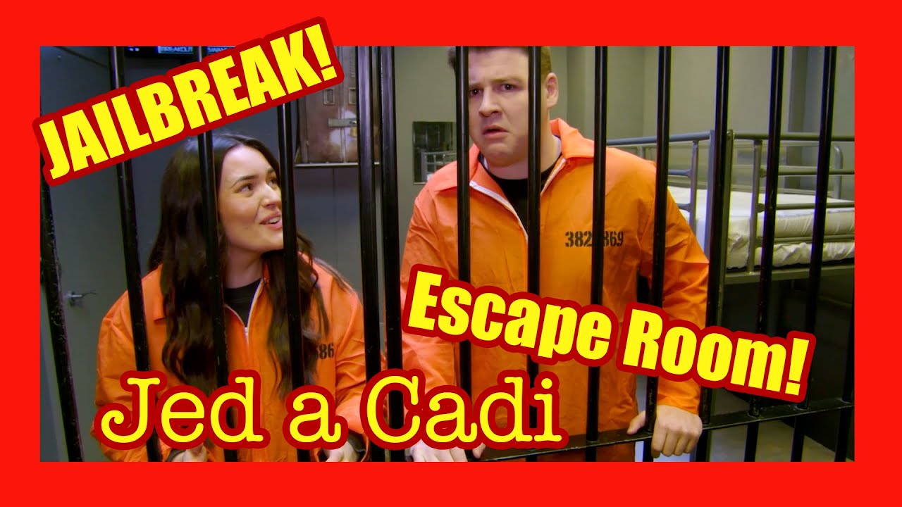 Jed a Cadi a'r Escape Room - JAILBREAK! | Welsh TV Jail Break Escape Room!