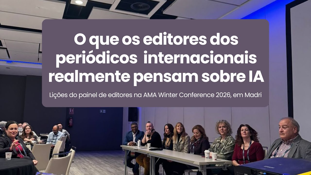 O que os editores dos periódicos  internacionais realmente pensam sobre IA