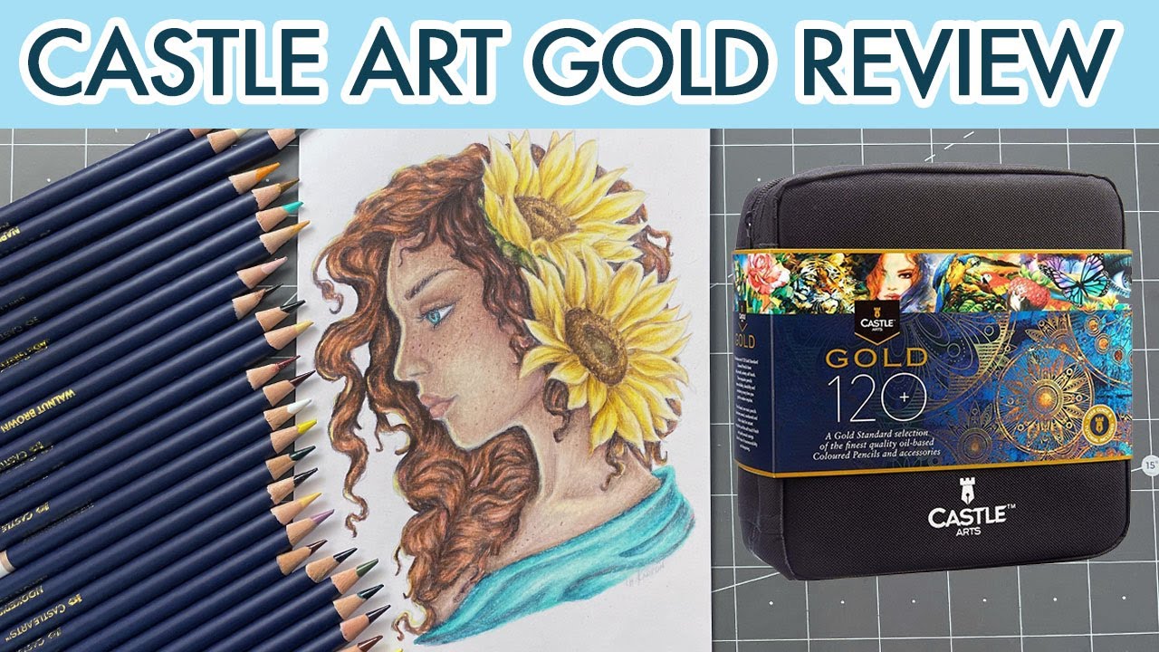 Castle Art Review: Castle Art Gold Colored Pencils