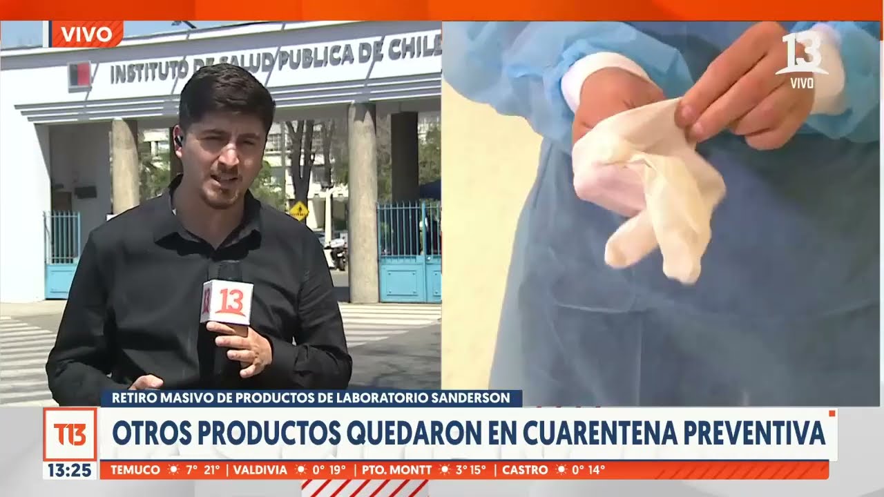 ISP ordena retiro masivo de productos de laboratorio Sanderson