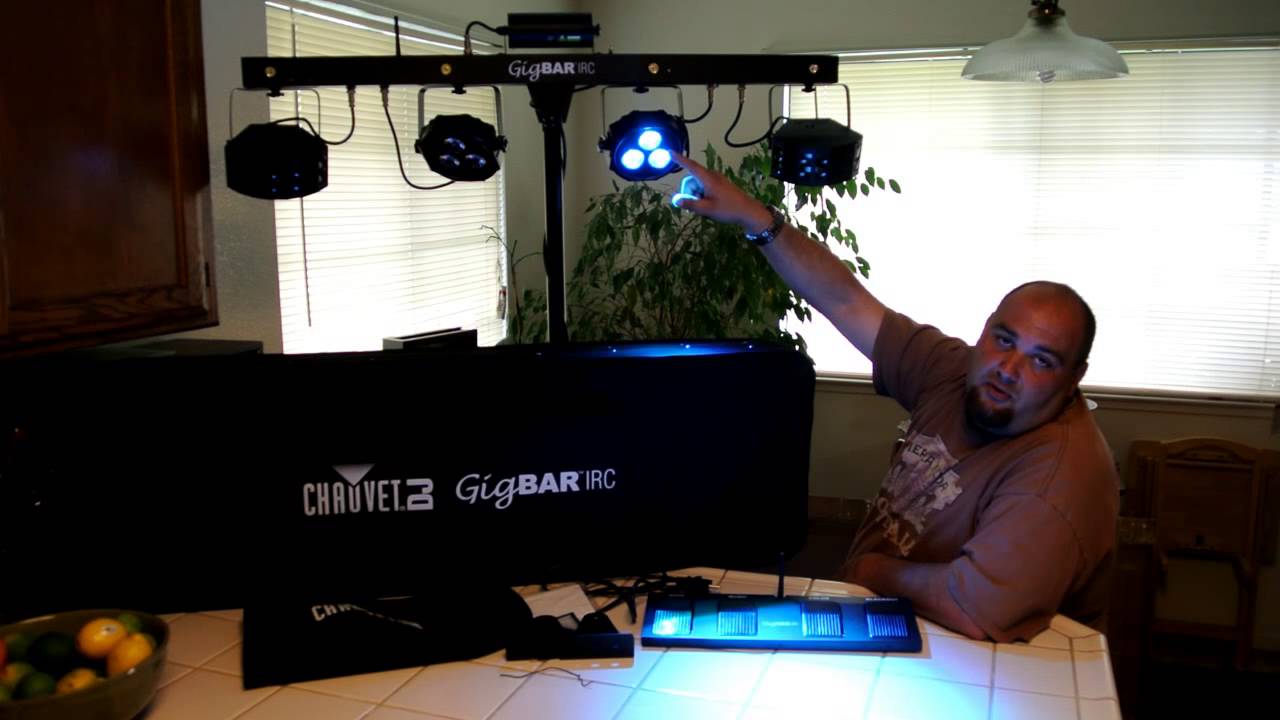 Chauvet DJ Gig Bar IRC product review by DJ Ryan of Tah-Dah Productions