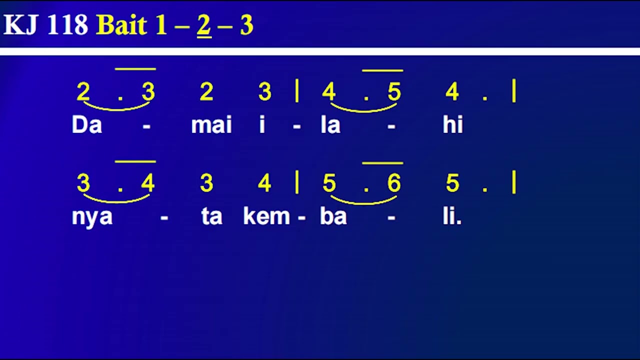 Kidung Keesaan 194. SUNGGUNG MULIA / KJ 118