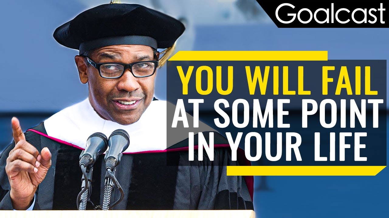 How Failure Leads To Success | Denzel Washington Speech | Goalcast