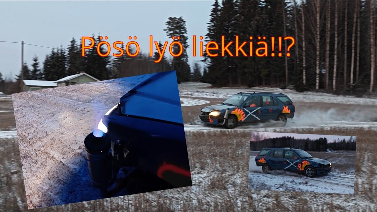 Pösö Lyö Liekkiä!!? - Peltoautolla Ajoa