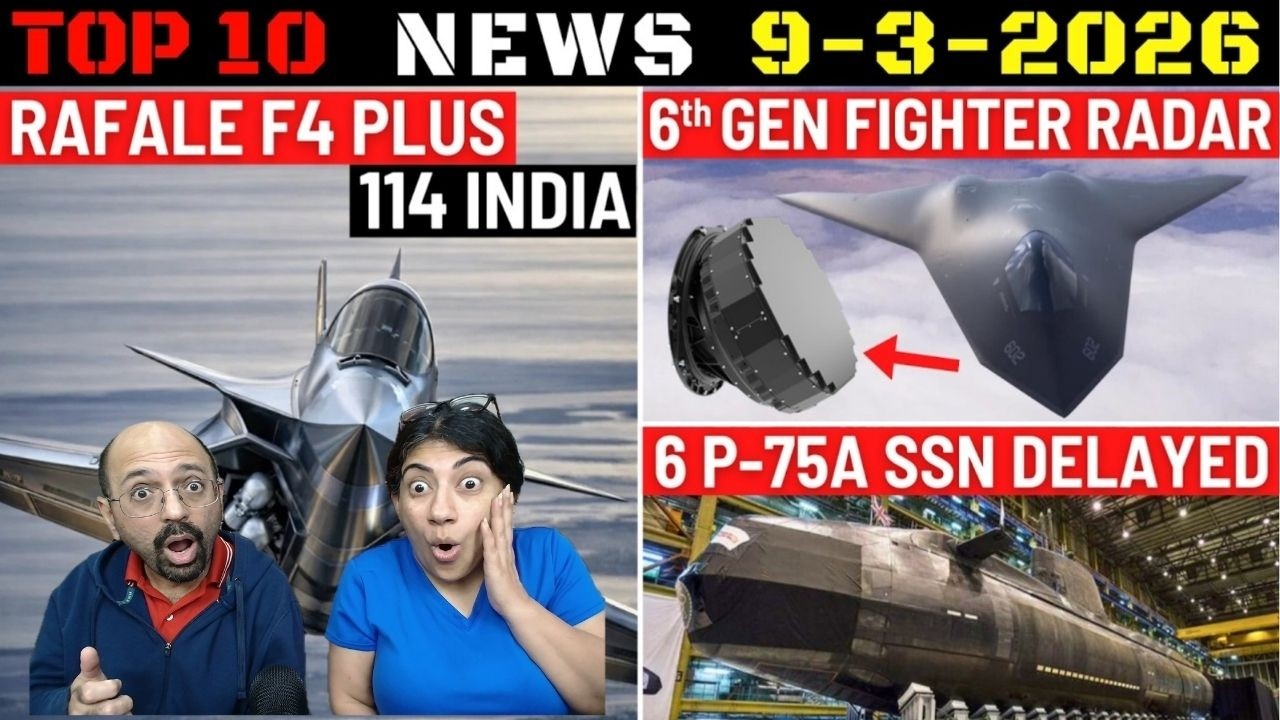 Indian Defence Updates : Rafale F4+ India,6th Gen Fighter Radar,P-75A SSN Delayed,120 Kn Engine Deal