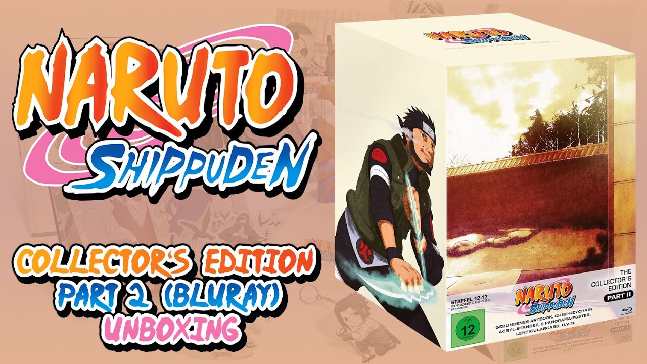 Naruto Shippuden - Collector's Edition Part II Blu-ray Unboxing KSM Komplettbox Gesamtausgabe Teil 4