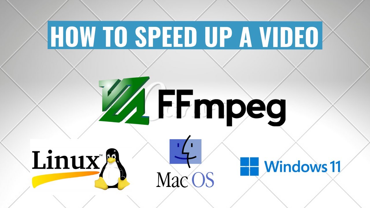 Video Editing Tutorial - How to speed up a video using FFmpeg with only one command