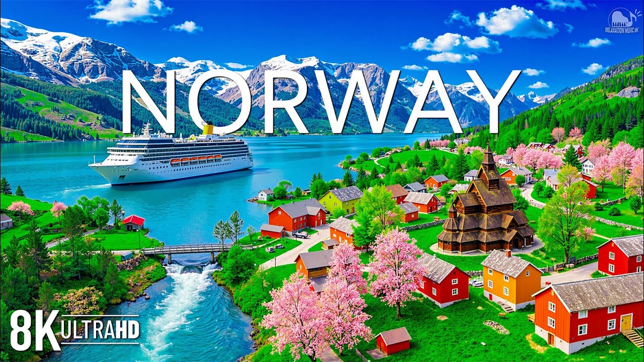 Norway 8K | Majestic Fjords, Mountain Landscapes & Timeless Nordic Nature | Video 8K UHD