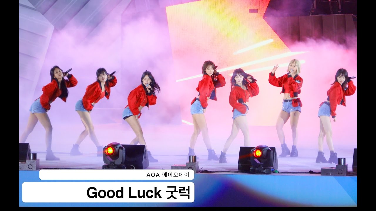 AOA 에이오에이[4K 직캠]Good Luck 굿럭@20161013 Rock Music