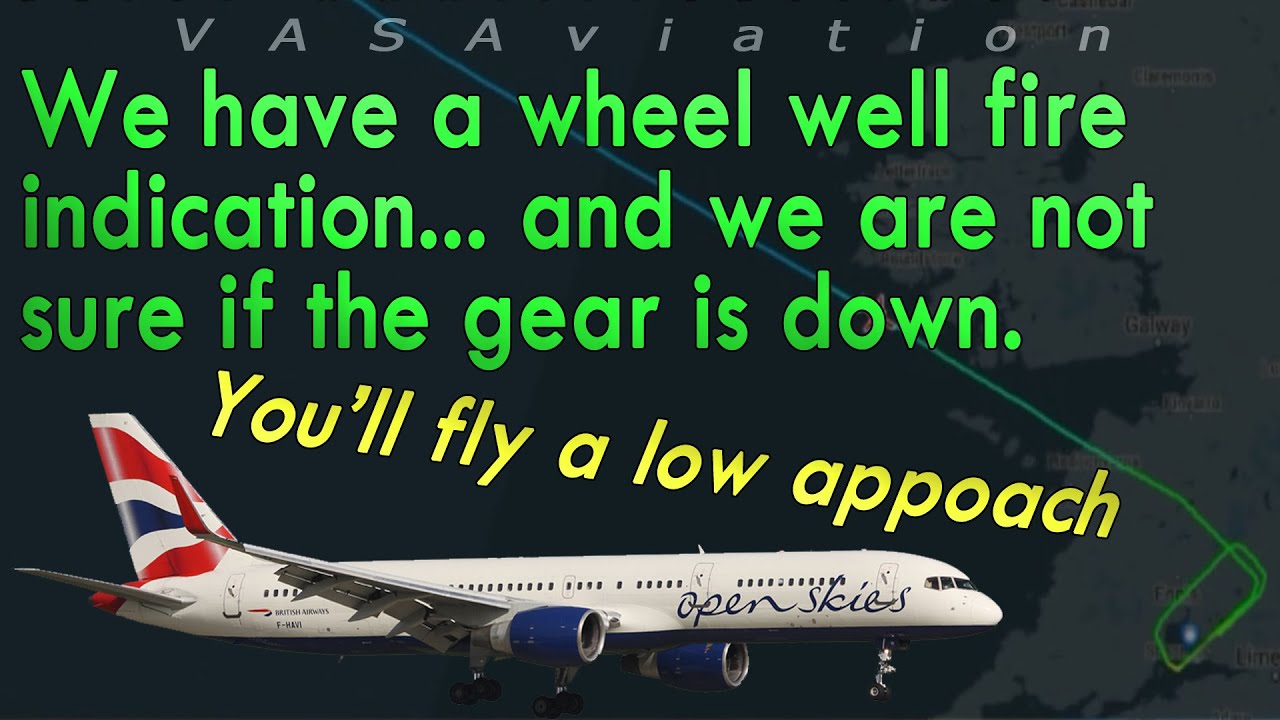 [REAL ATC] OpenSkies B757 FIRE INDICATION at Shannon!