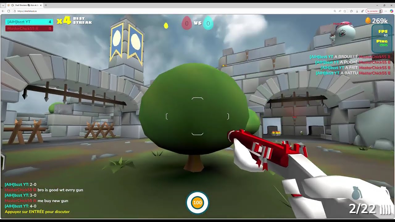 Shell Shockers - 1v1 with MasterChick55 B Part4