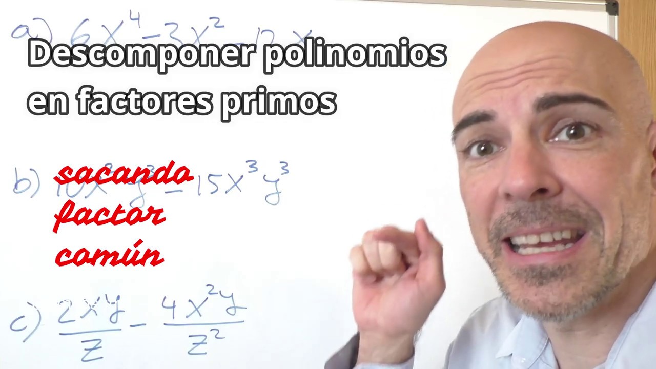 FACTORIZAR EXPRESIONES ALGEBRAICAS. Método de sacar factor común