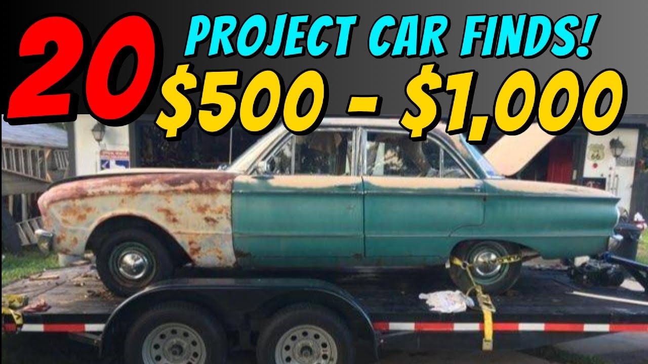 TOP 20 Classic Cars $500 - $1000 OBO! Craigslist Project Cars For Sale by Owner! Part2