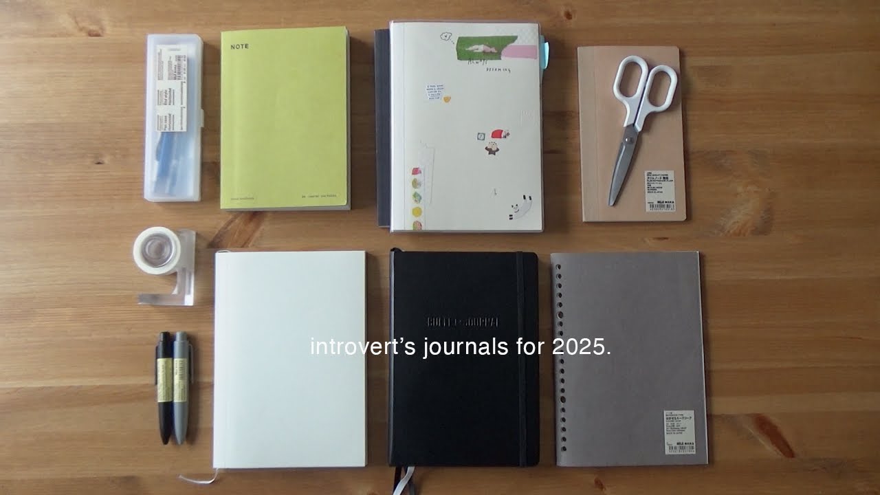 introvert’s journaling for 2025 | bullet journal, morning pages, muji favorites and pens