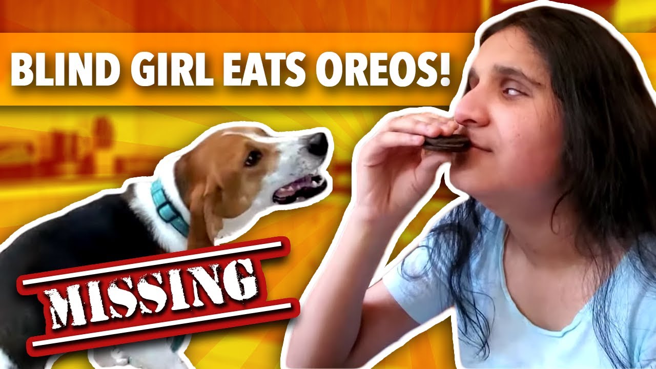 Blind Girl Eats Oreos THE RIGHT WAY!  Arnie The Beagle Goes Missing!