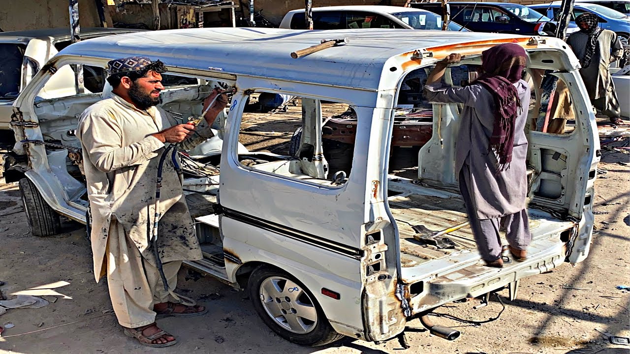 Suzuki Every Wagon PZ turbo Car Complete Restoration With Amazing skills ||