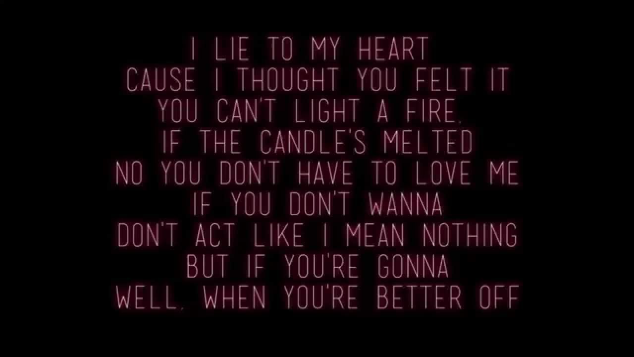 Maroon 5 - Unkiss Me Lyrics