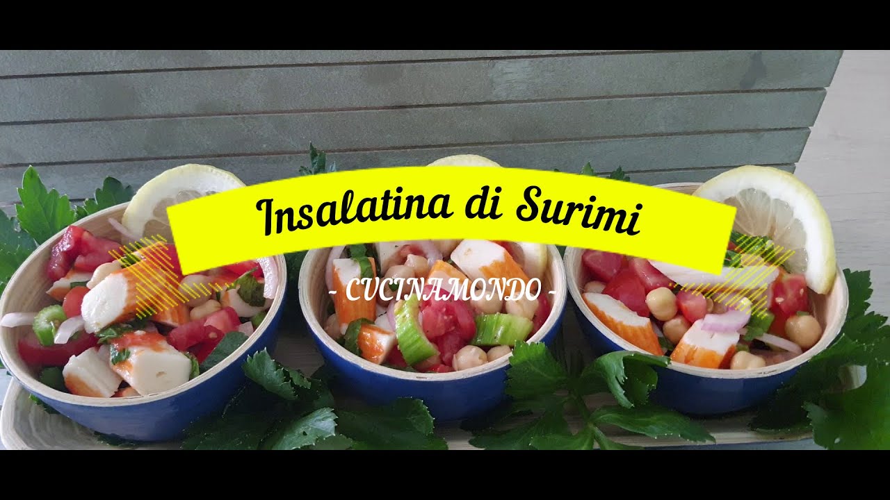 Insalata di Surimi-Fresca e Buonissima
