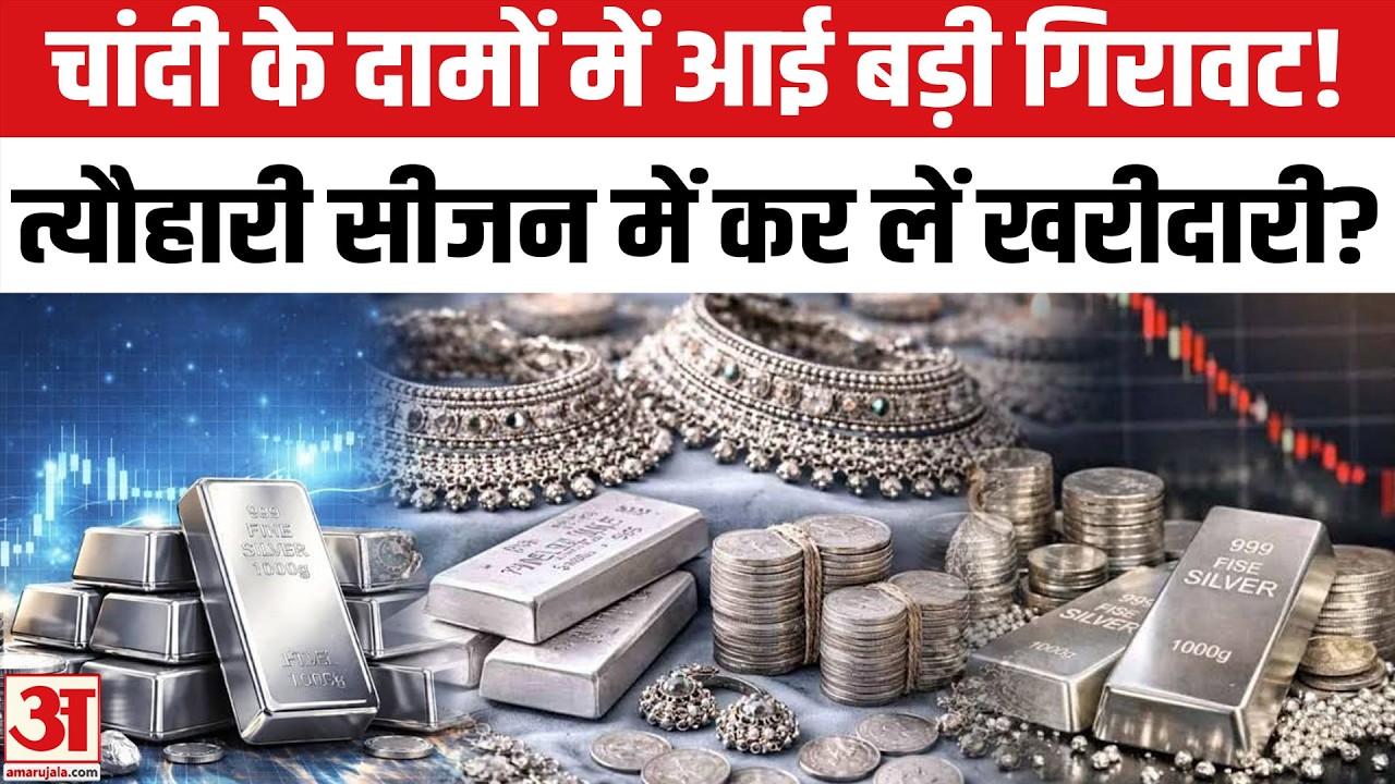 Silver Price Crash! चांदी में बड़ी गिरावट, अब खरीदारी का मौका? | Gold Silver