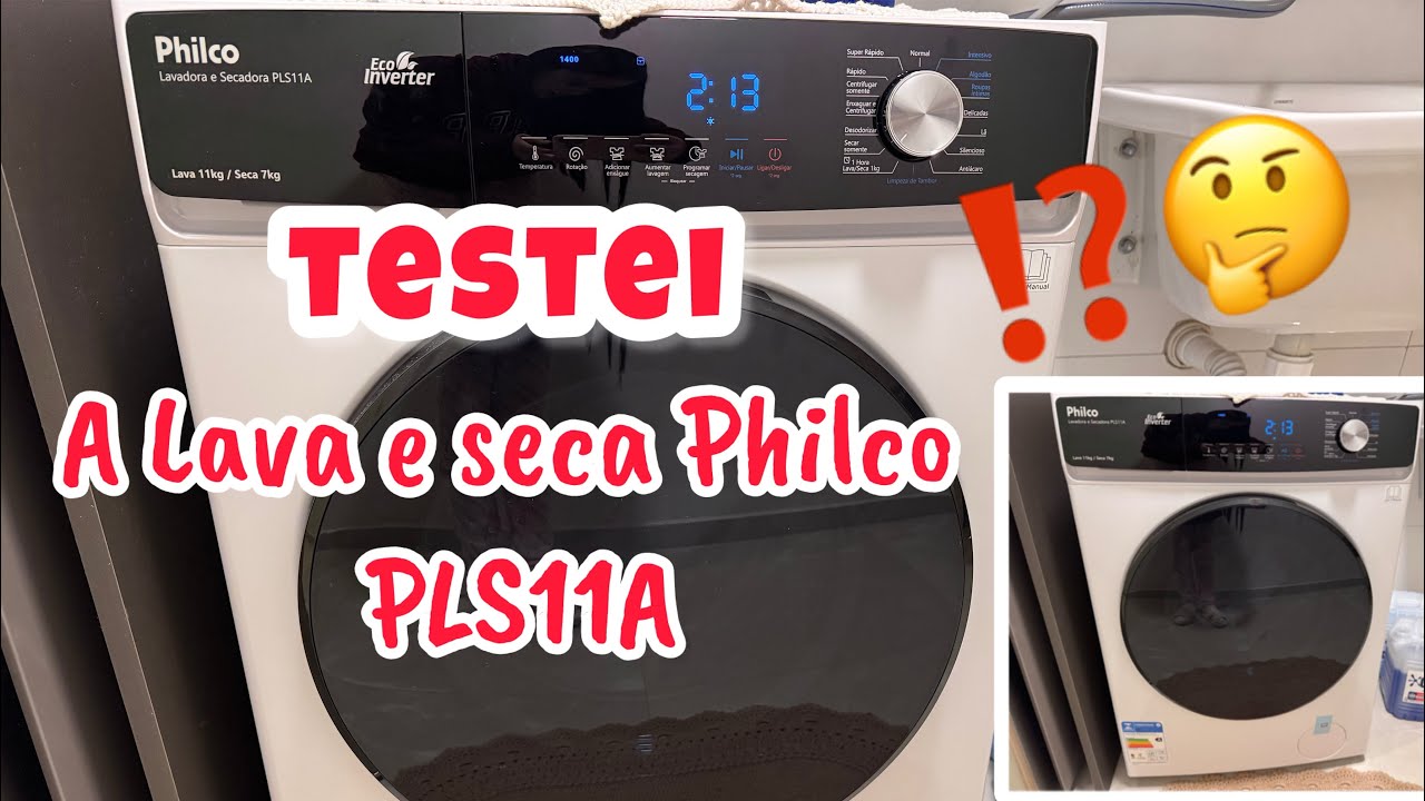 Lava e Seca Philco PLS11A. Vale a pena? Testei e conto tudo!