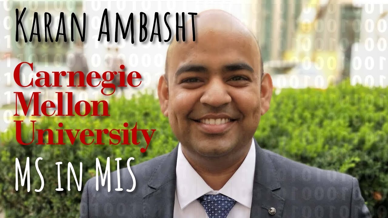 Best way to get admit to Carnegie Mellon University | Masters in MIS - Data Analyst in US