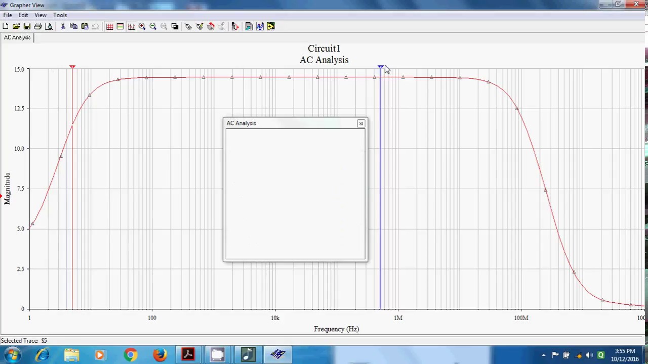 EDC Practical: 3. Simulate frequency response of single stage CS amplifier by Prof. Omkar S. Vaidya.