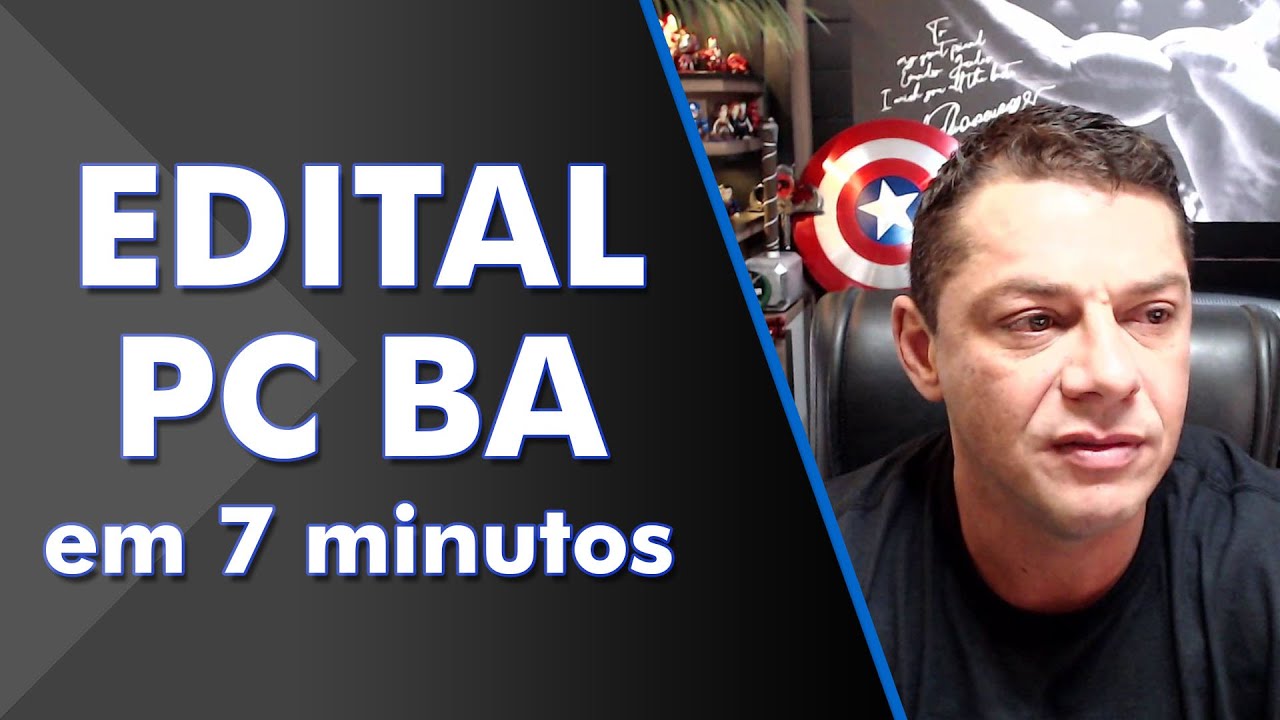 Edital PC BA 2022 em 7 minutos - Evandro Guedes
