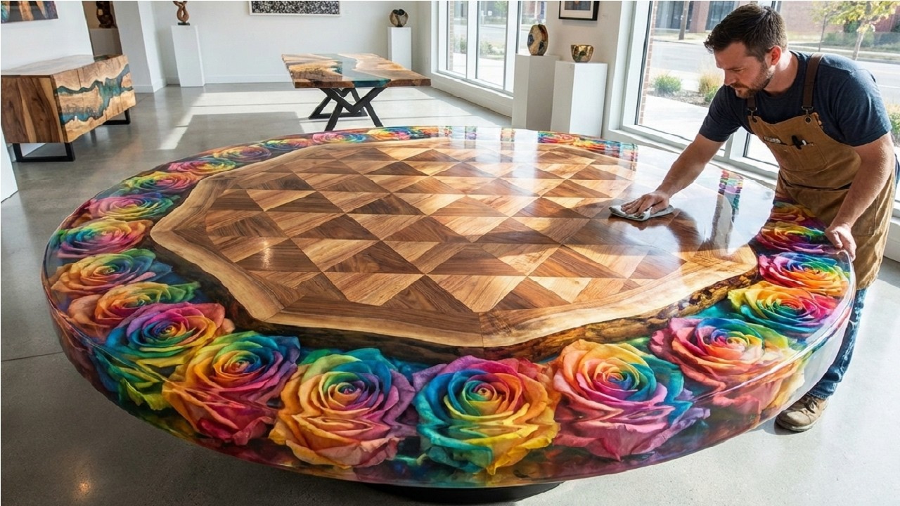 Masterful Woodworking   Notch Wood Joining Techniques And Epoxy Artistry