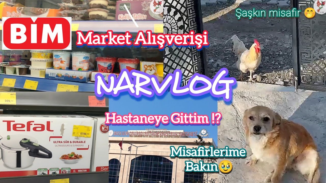 BİM MARKET TURU💃🏻 MARKET ALIŞVERİŞİMİZ🛍️HASTANEYE GİTTİM⁉️ARALOG #keşfet #vlog #fyp #alışveriş