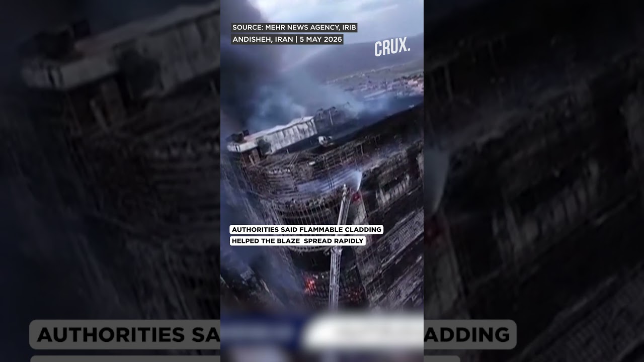 8 Killed as Massive Fire Engulfs Iran Shopping Centre