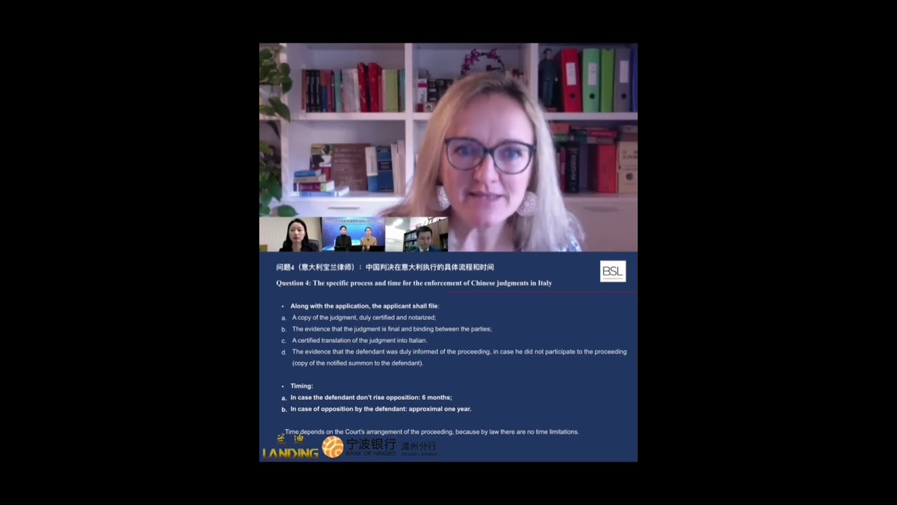 Procedures for Recognition and Enforcement of Chinese Court Judgments in Italy