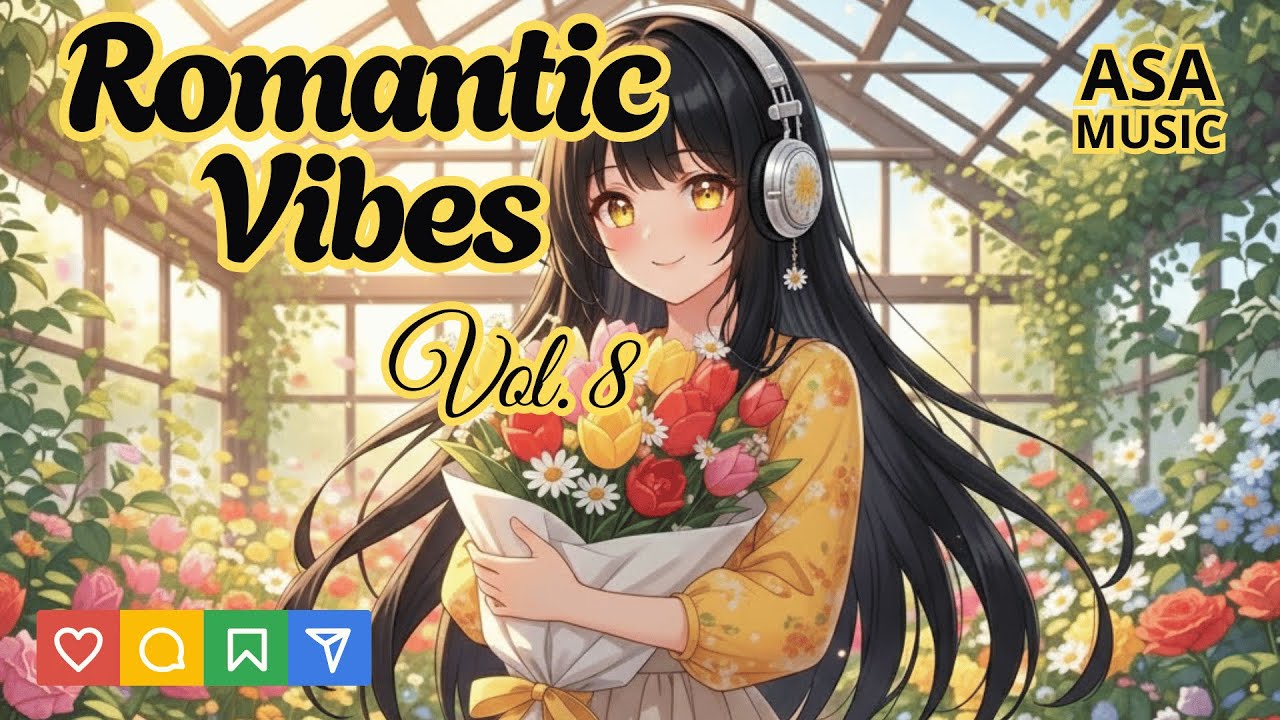 🌸 Romantic Vibes Vol. 8 | Full Chill Lo-Fi Ballad Album 2025 | Bright, Romantic & Peaceful Love