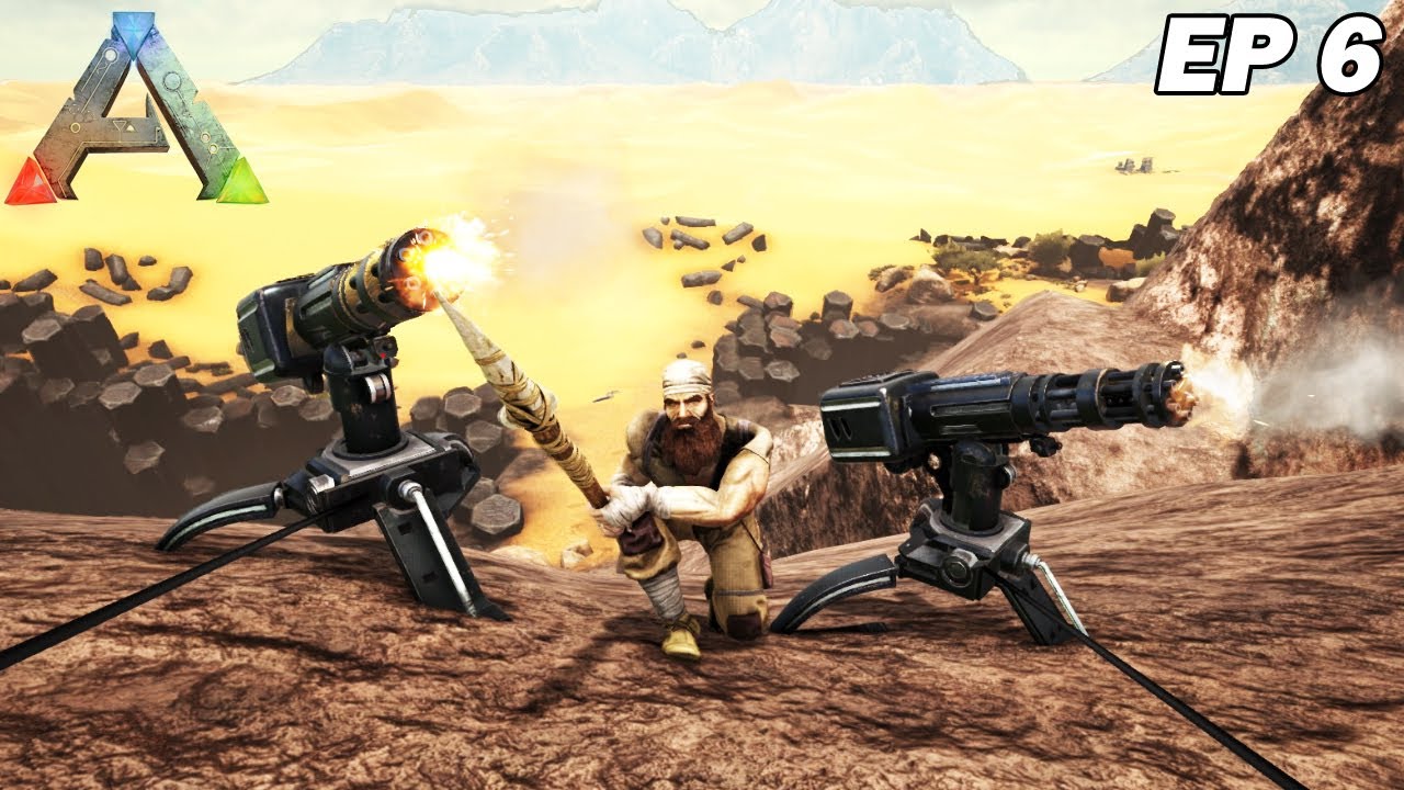 On fait des tourelles auto pour tuer les Wyvernes ! Ark Scorched Earth EP6