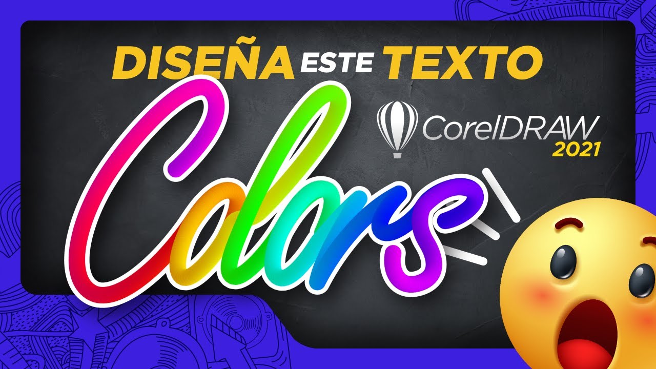 TEXTO con EFECTO Multi COLOR 🌈 en CorelDRAW 2022! 👌