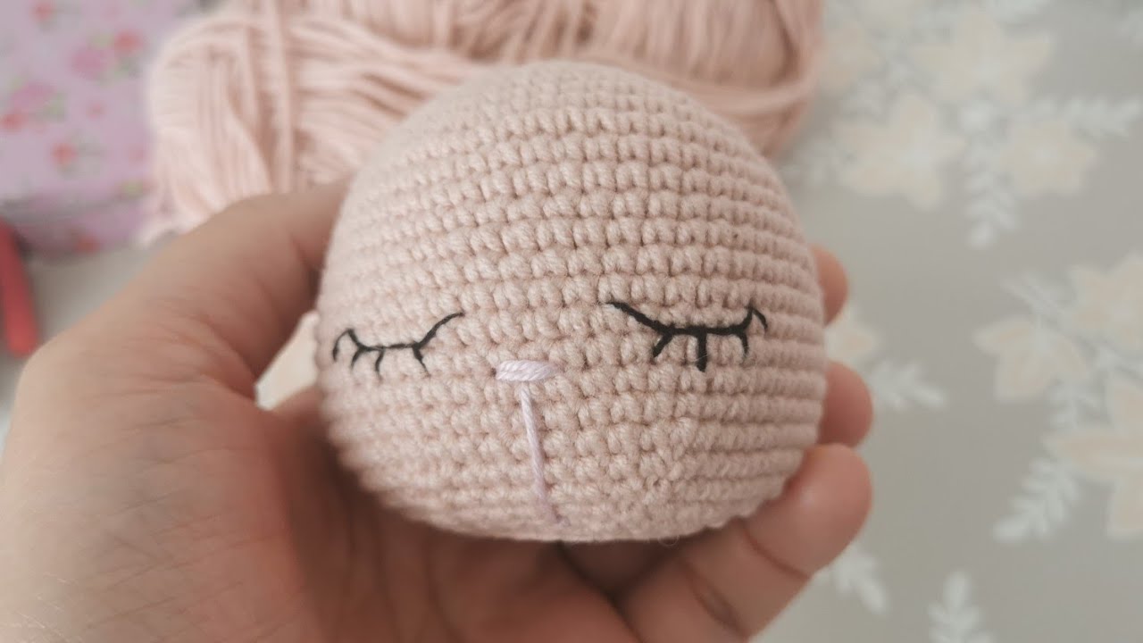 How to make  simple embroidered  sleep eyes? Basit bir şekilde uykucu göz işleme nasıl yapılır?