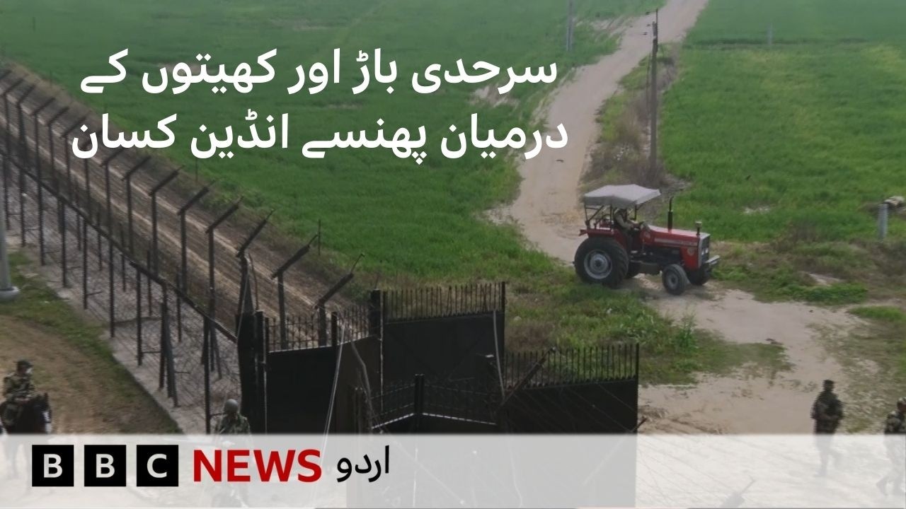India Pak Border: Farmers are trapped between the border fence and the fields. - BBC URDU