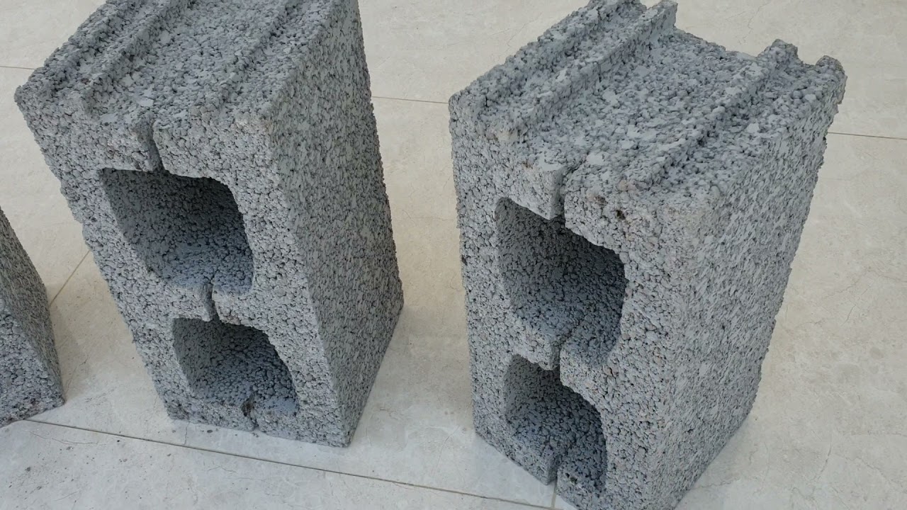 كيف يتم صنع الطابوق الاسمنتي العازل للحرارة و الخفيفة جدا و العازلة للصوت المهندس سالم البرواني