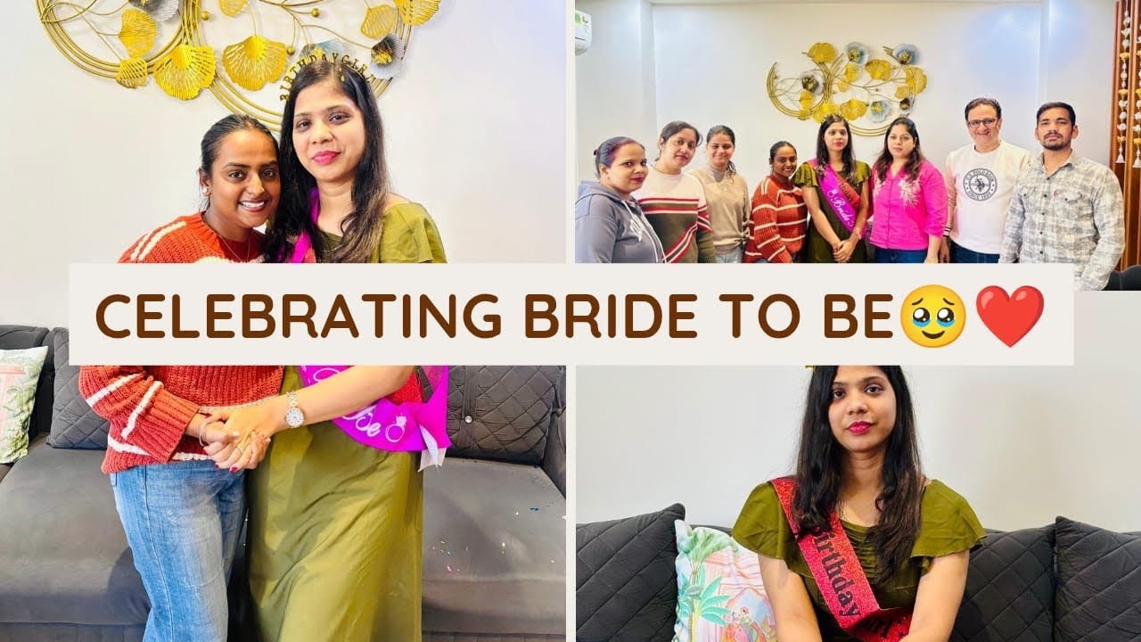 CELEBRATING BRIDE TO BE🥹❤️ Shavi Prajapati | #bridetobe #dailyvlog 