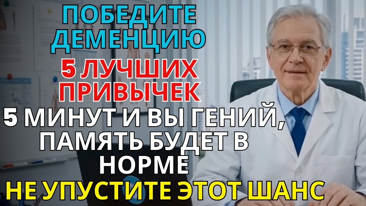 Никакой деменции: 5 секретов сохранения памяти на всю жизнь | ПАМЯТЬ И МОЗГ