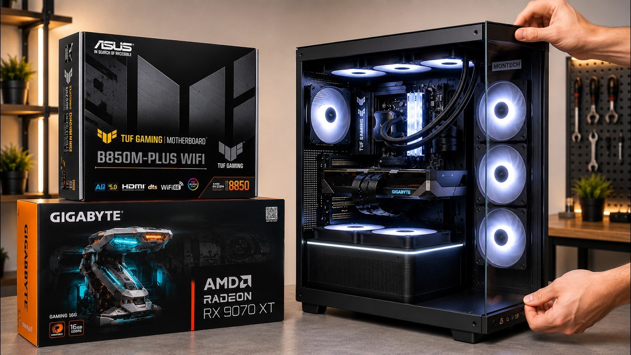 No Music. No Talking. Just Building a Gaming PC.