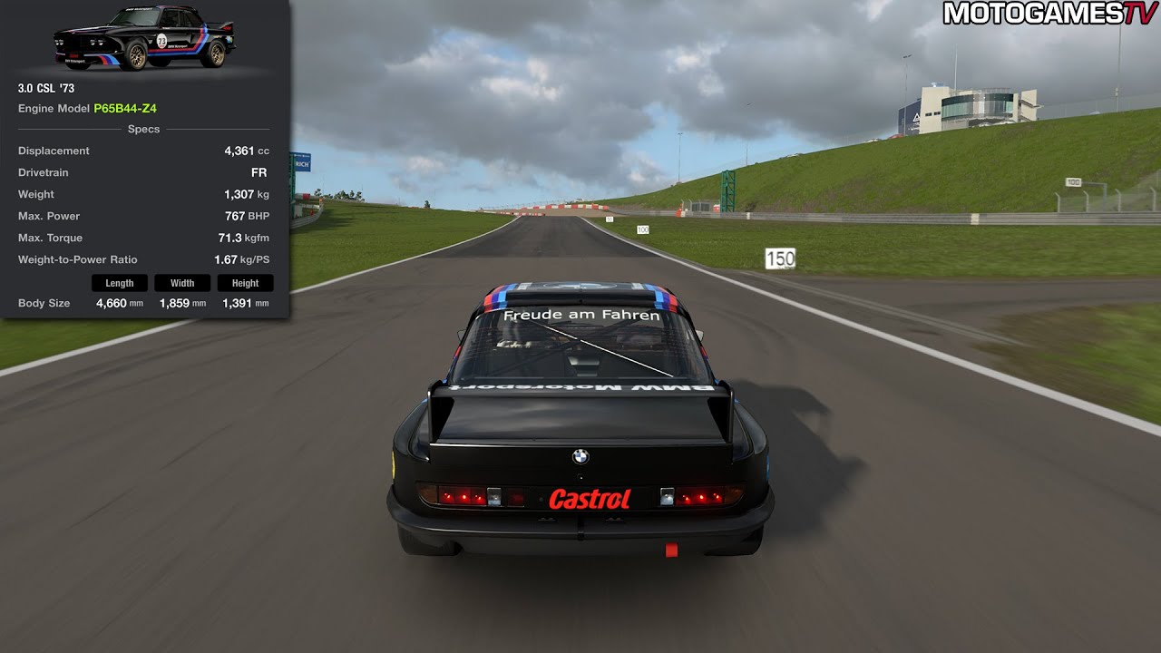 Gran Turismo 7 - 1973 BMW 3.0 CSL P65B44-Z4 Engine Swap (767 BHP)