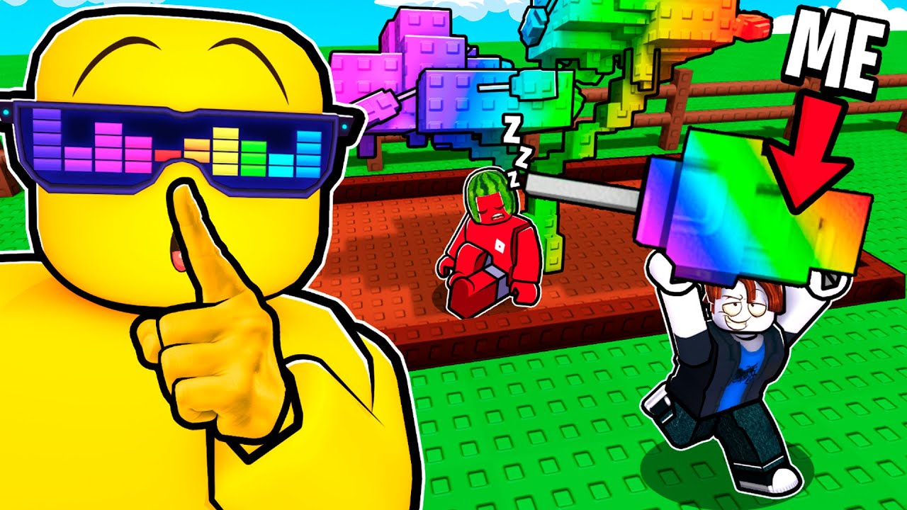 SECRETLY Stealing In Grow a Garden