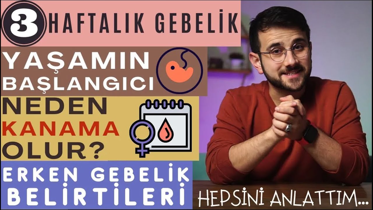 3 Haftalık Gebelikte Bilmeniz Gerekenler!