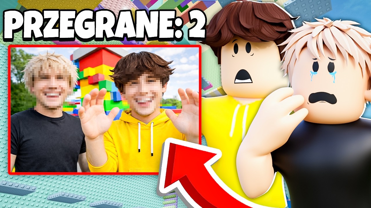 JEŚLI ZGINIEMY to POKAZUJEMY TWARZ w OBBY ROBLOX! 💀